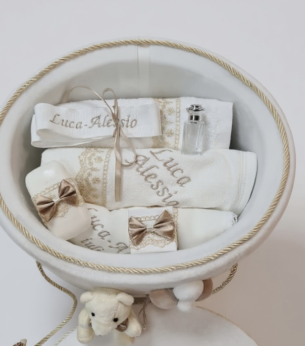 Trusou botez Luxury White Bear [2]