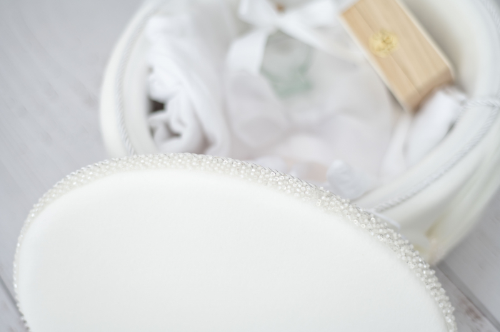 Trusou botez Luxury white Bow + Rochita [6]