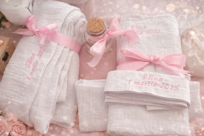 Trusou botez Luxury alb cu lebada [2]