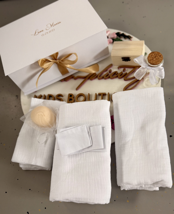 Trusou White din muselina - personalizabil [1]