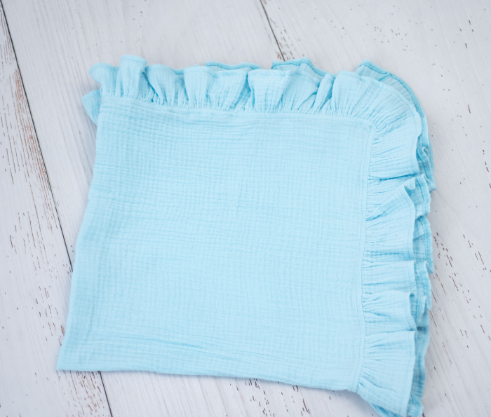 Trusou Pure Blue din muselina - livrare rapida [4]