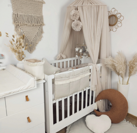 Baldachin din tull Crem [0]