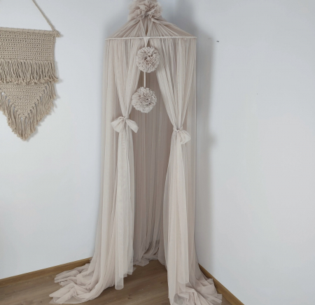 Baldachin din tull Crem [1]