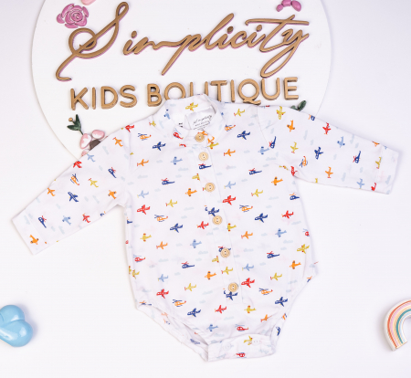 Baietei  - Camasa Body baieti Plain