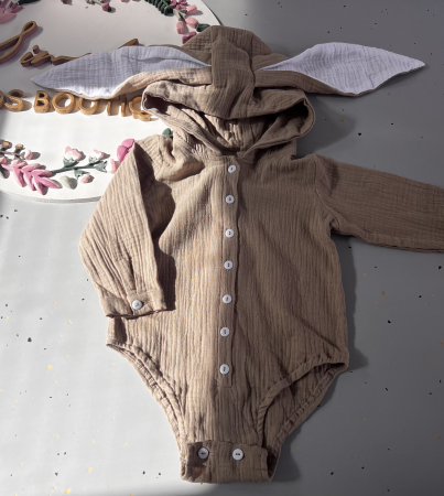 Colectia Bunny - Body Bunny Muselina Beige