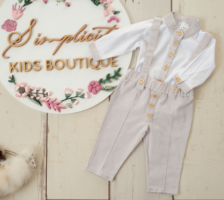 Botez Baietei - Costum botez Andrei Grey