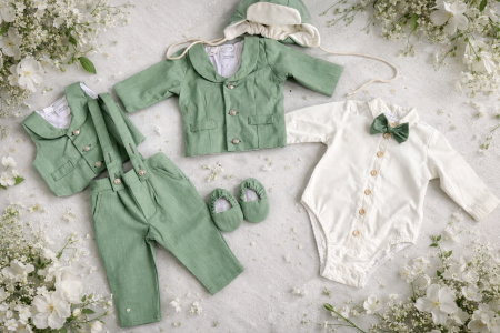 Costume - Costum botez verde menta
