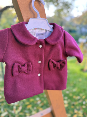 Palton fetite Angela visiniu [1]