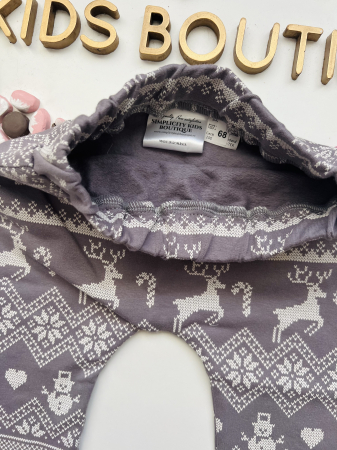 Pantaloni baieti Christmas Grey [1]