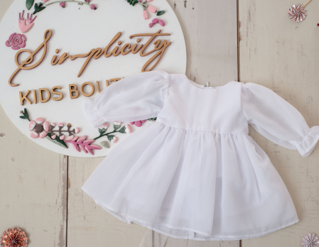 Rochie fetite botez din voal Martha [4]