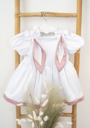 Colectia Bunny - Rochie fetite Bunny alb