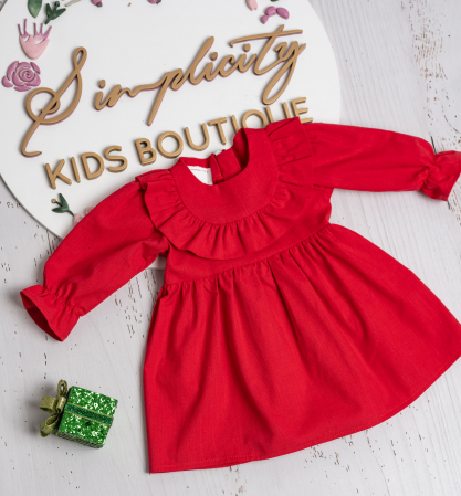 Rochie fetite Celeste Red [4]
