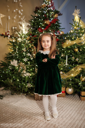 Rochie fetite Cherry Verde [1]