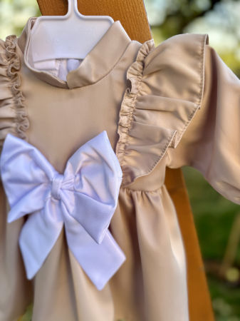 Rochie botez fetite Sandra crem [1]