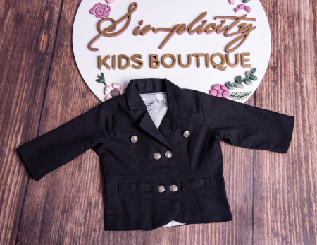 Sacouri si veste - Sacou botez Black