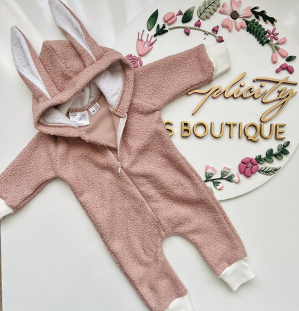 Salopete - Salopeta Bunny Old-Pink