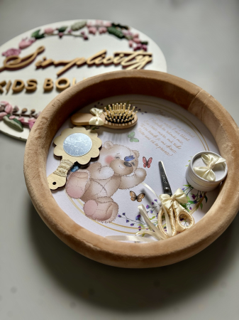 Seturi Aniversare 1 an - Set aniversar catifea beige