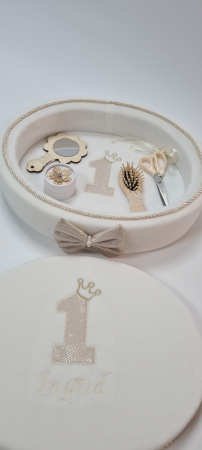 Seturi Aniversare 1 an - Set aniversar Beige Bow