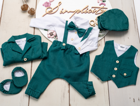 Set botez baietei Max - 3 piese