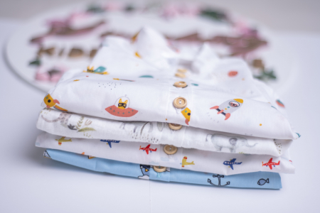 Set botez baietei Space beige [1]