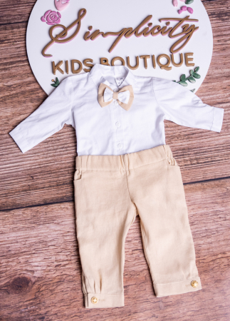 Botez Baietei - Set botez baieti Billy beige