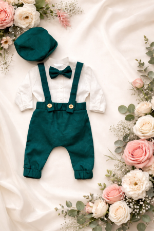 Set botez baietei verde