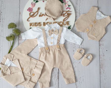 Baietei  - Set botez Theo-3 piese
