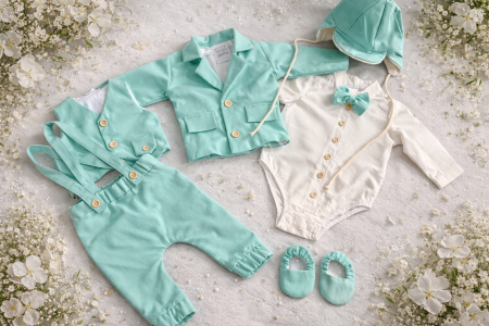 Costume botez baieti - Set complet botez Allan