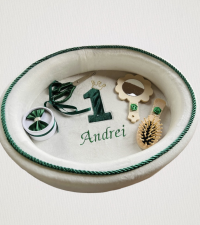 Seturi Aniversare 1 an - Tava aniversara Ivory-Green