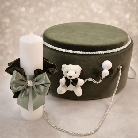 Trusouri botez baieti - Trusou botez Kaki Bear