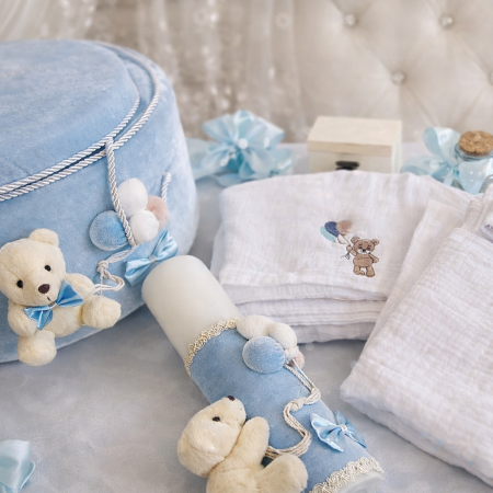 Trusou botez Luxury Baby Blue [1]