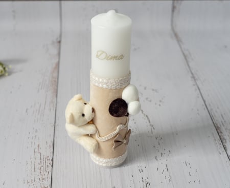 Trusou botez Luxury Beige Bear [2]