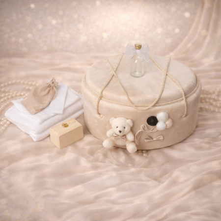 Trusou botez Luxury Beige + costum botez Henry [1]