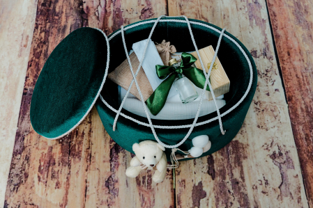 Trusou botez Luxury Green + costum botez Green [2]