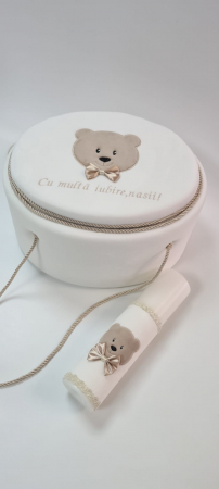 Trusouri de Botez - Trusou botez Baby Bear White