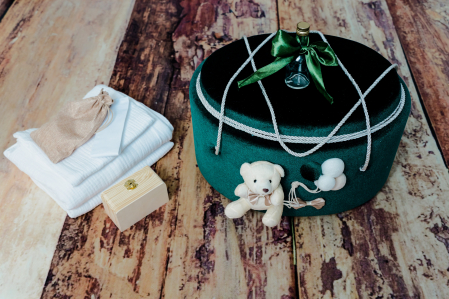 Trusou botez Luxury Green + costum botez Safari [7]