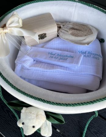 Trusou botez Luxury White-Green [1]