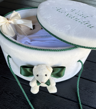 Trusouri de Botez - Trusou botez Luxury White-Green