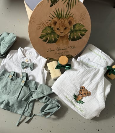 Trusouri de Botez - Trusou botez Lion + Costum Mint