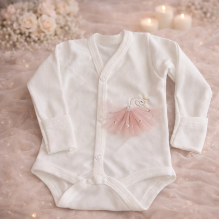 Trusou botez Luxury lebada roz [2]