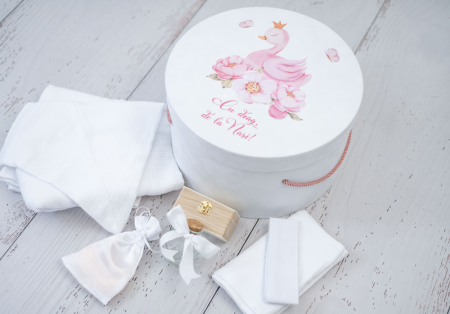 Trusou botez Swan white [3]