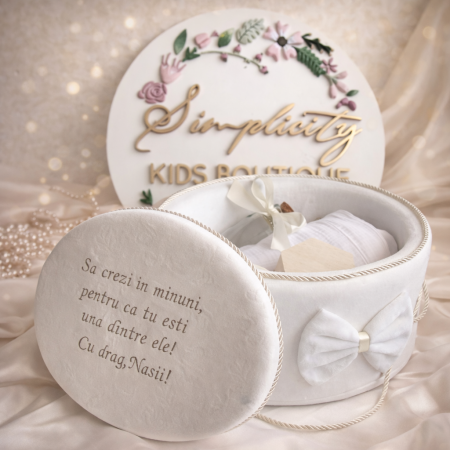 Trusouri botez baieti - Trusou Botez Luxury White