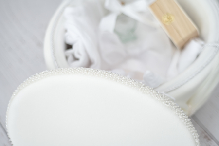 Trusou botez Luxury white Bow + Rochita [5]