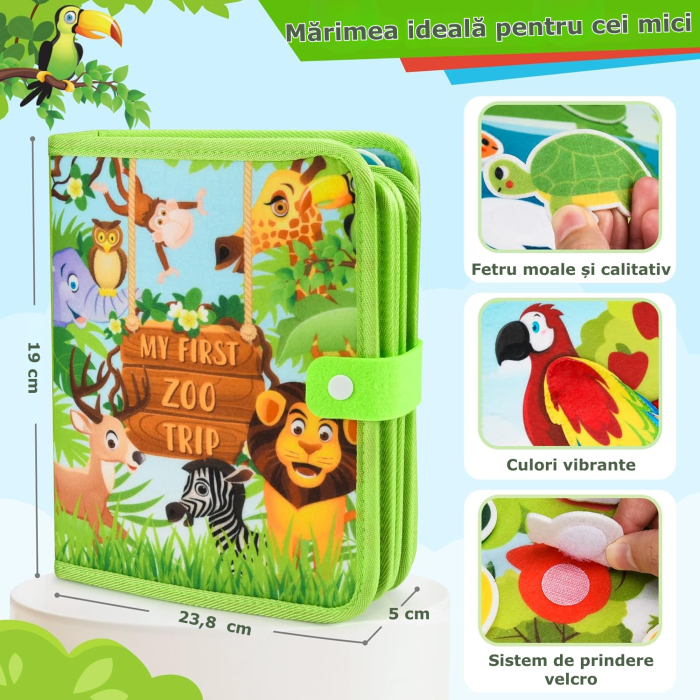 carte senzoriala Montessori animale de la zoo [5]