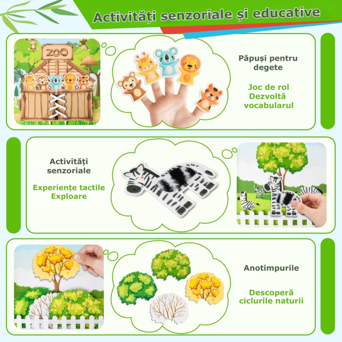 carte senzoriala Montessori animale de la zoo [3]
