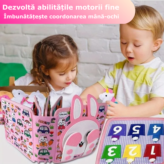 Carte senzoriala Montessori model iepure [4]