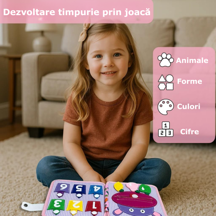 Carte senzoriala Montessori model iepure [3]