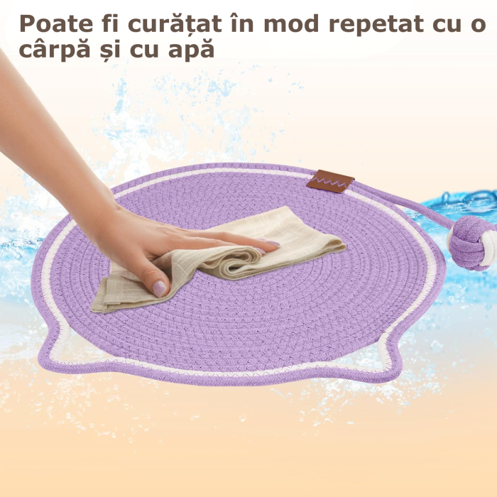 covoras de zgariat pentru pisici, mov [5]