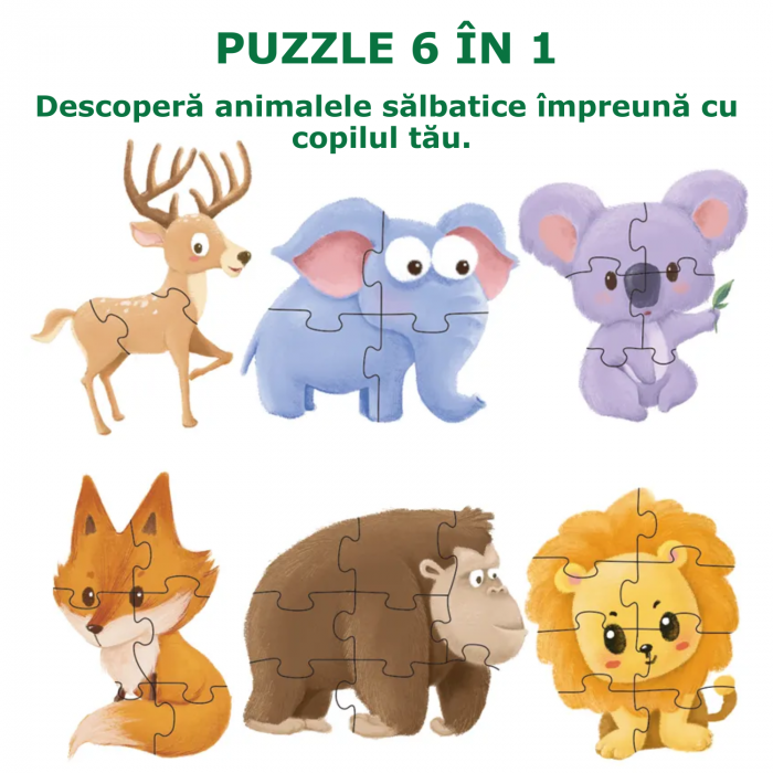 puzzle copii 2 ani animale salbatice [2]