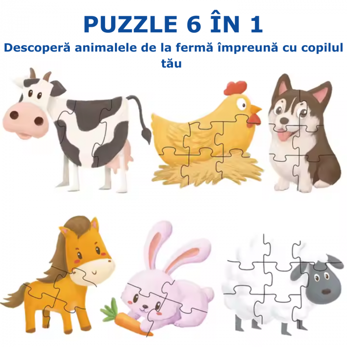 puzzle copii 2 ani animale de la ferma [2]